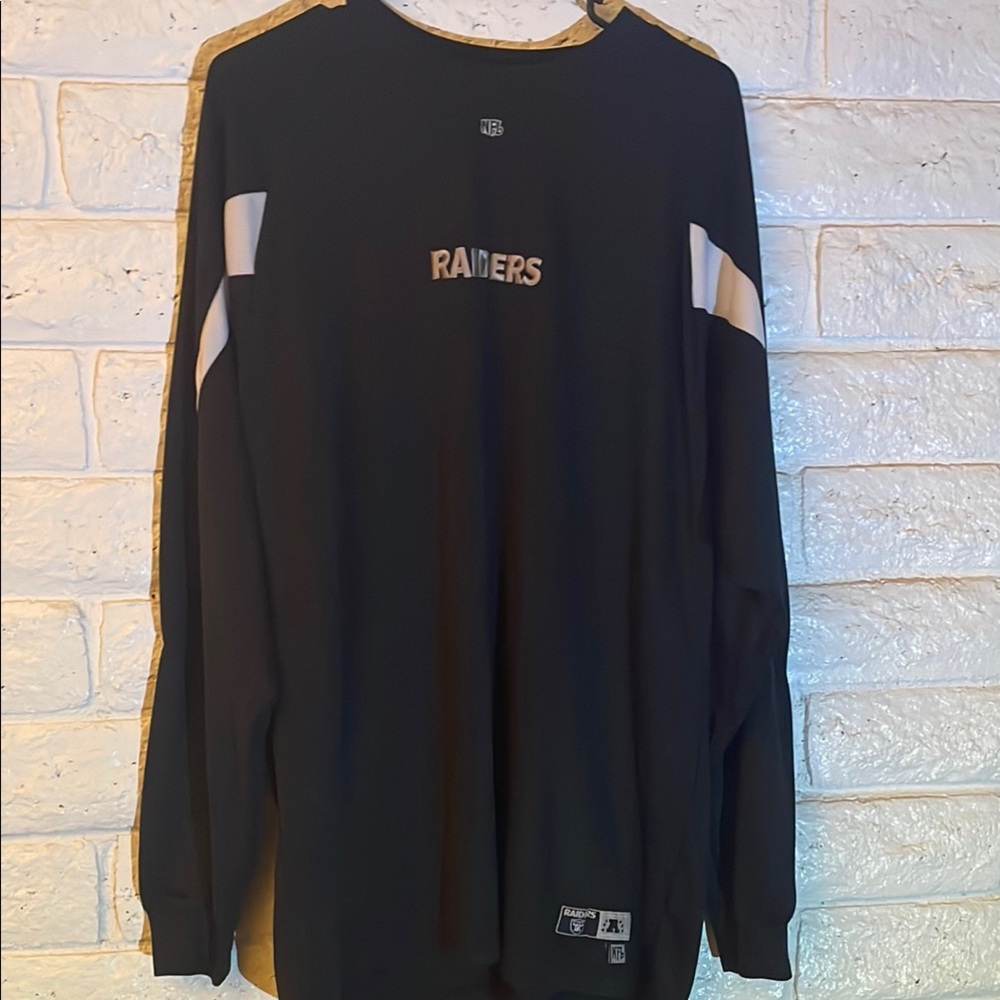 Black Oakland Raiders Long Sleeve Shirt